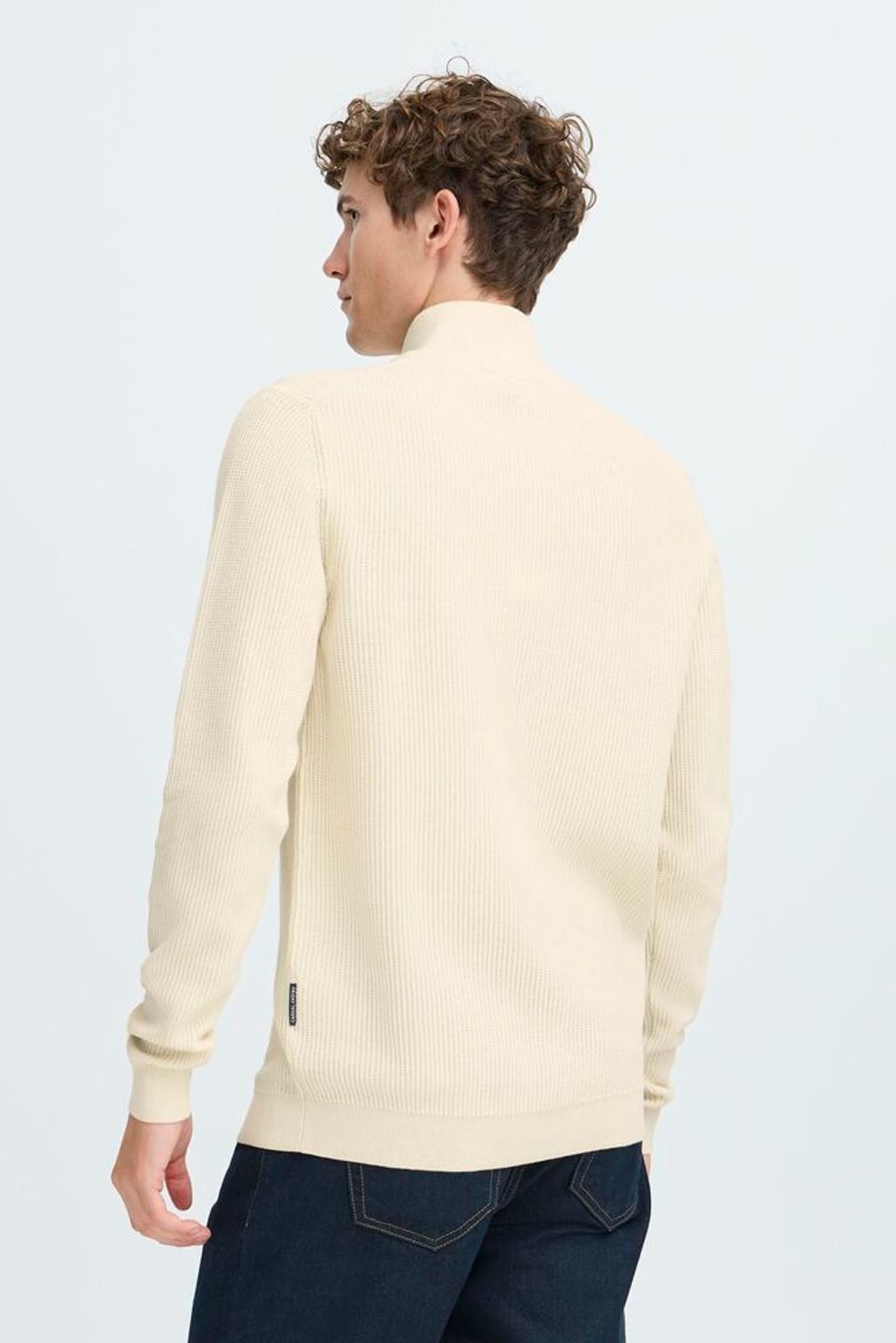 CASUAL FRIDAY Beige 1/4 Zip