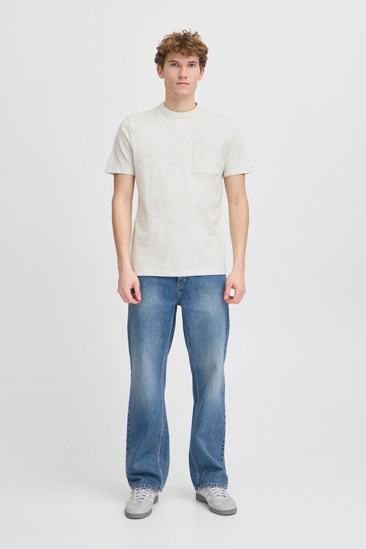 Snow Grey Pocket T-Shirt