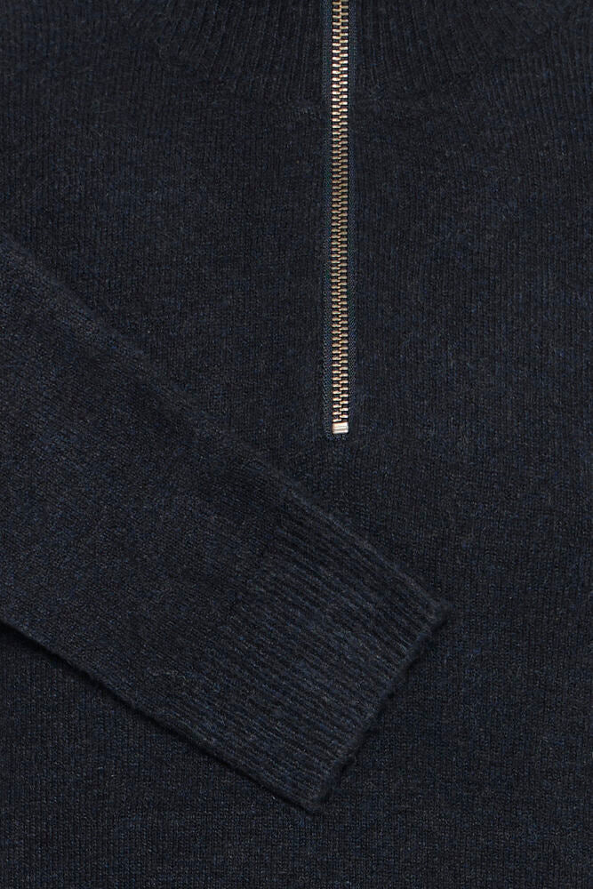 CASUAL FRIDAY Midnight Navy Zip Jumper