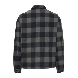 CASUAL FRIDAY Wool Checked Jacket OVERSHIRT