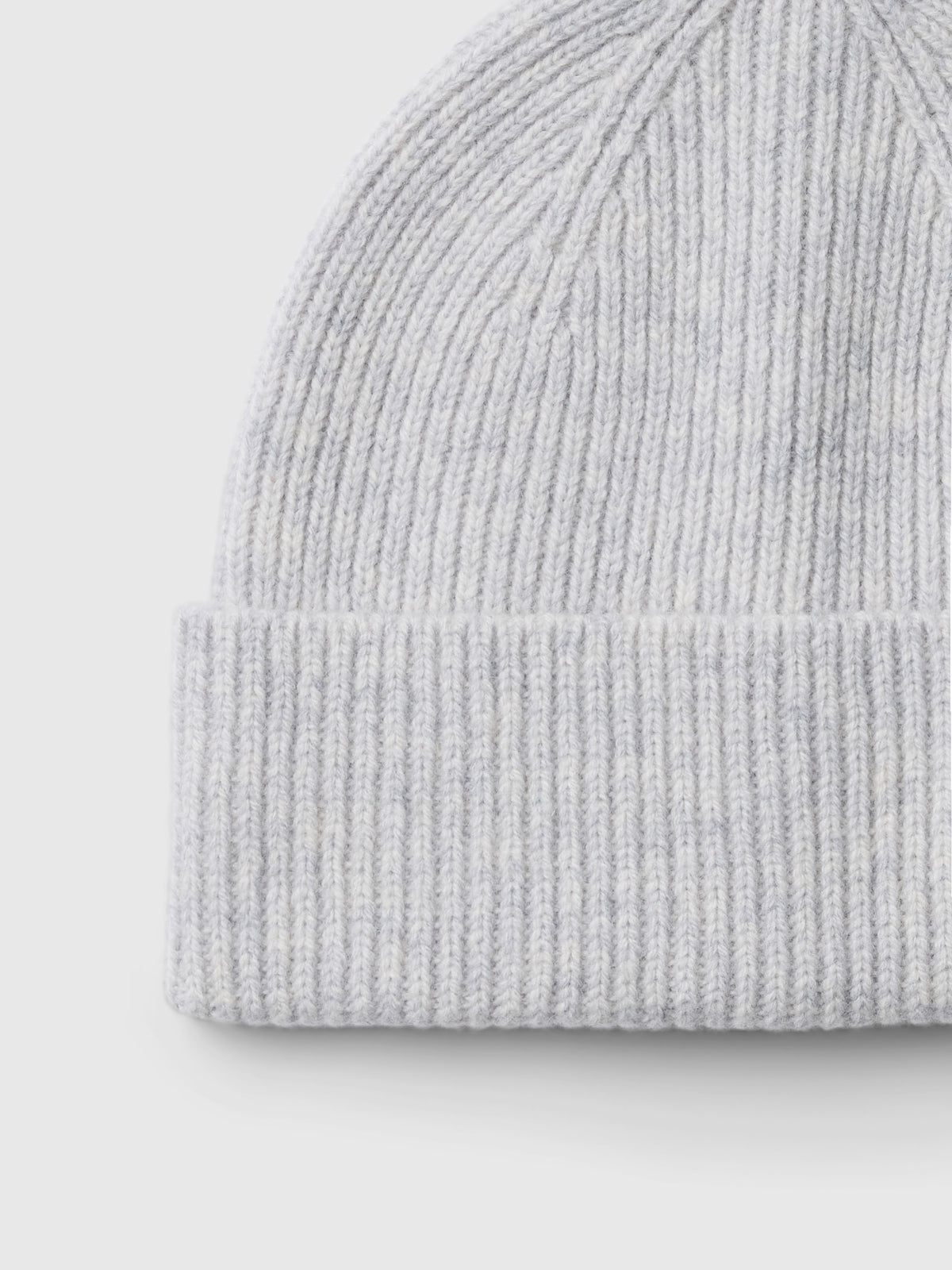 SELECTED 100% Merino Wool Grey Beanie