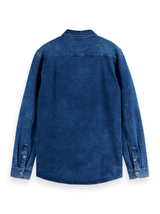 SCOTCH AND SODA INDIGO OVERSHIRT