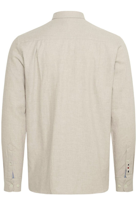 FQ1924 SAND Brushed Cotton Button-Down Shirt