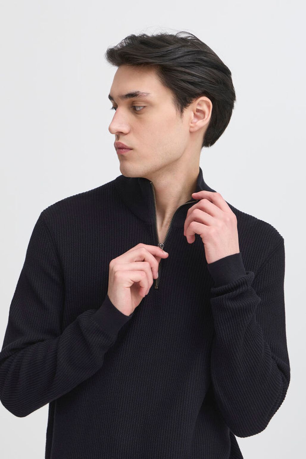 CASUAL FRIDAY Navy 1/4 Zip
