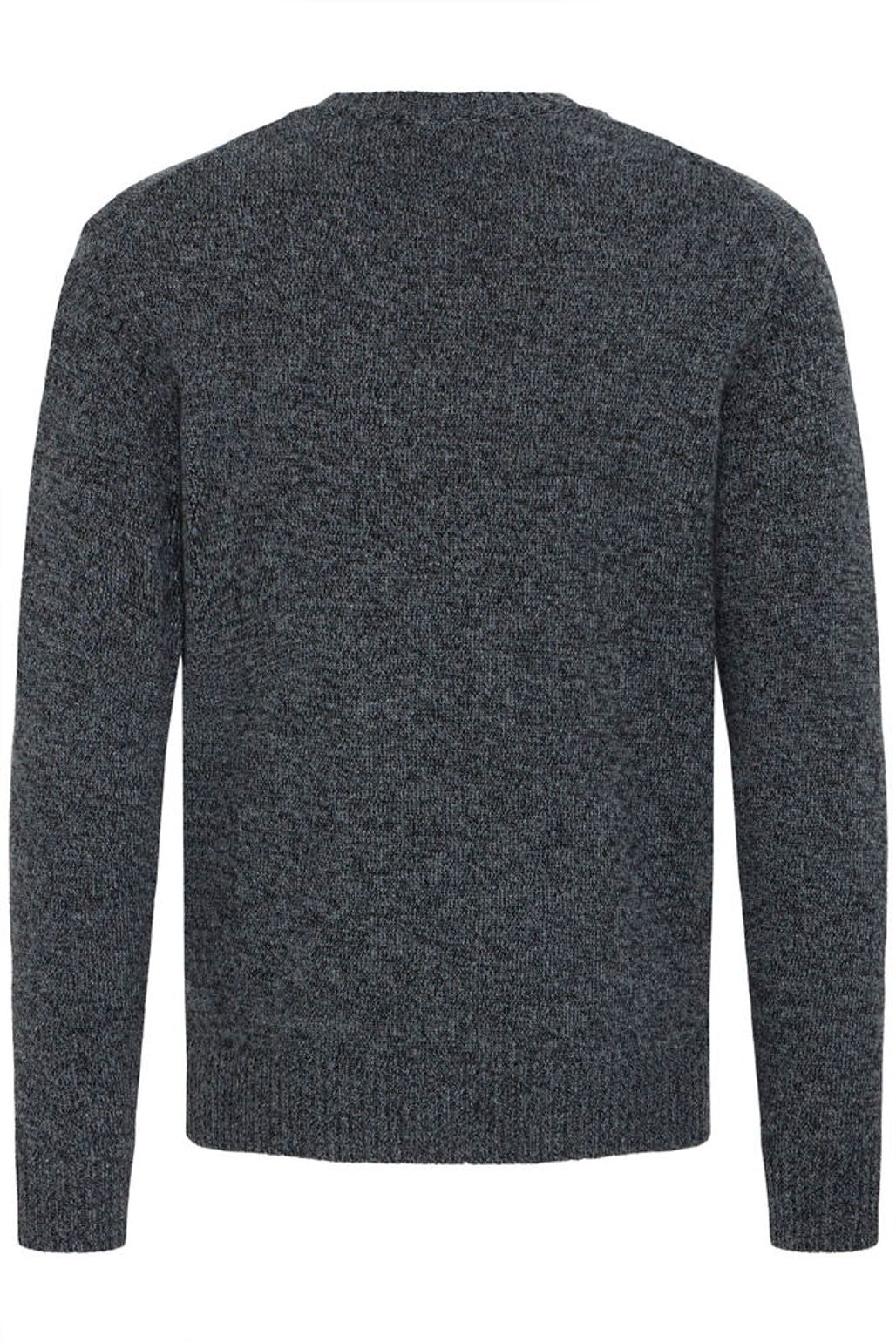 CASUAL FRIDAY Soft Mélange Knit BLACK