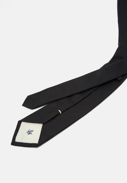 SELECTED HOMME BLACK WOOL TIE