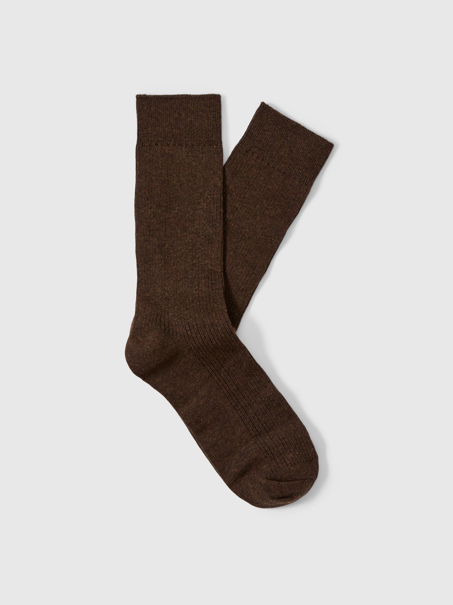 SELECTED HOMME 1PK Mens Brown Socks