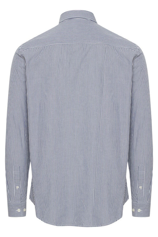 CASUAL FRIDAY Blue White Stripe Anton Shirt