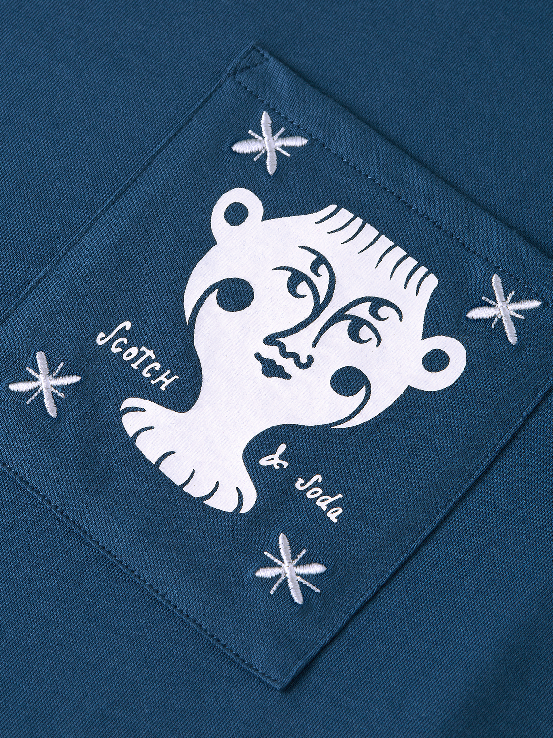 Scotch & Soda Pocket Logo T Shirt