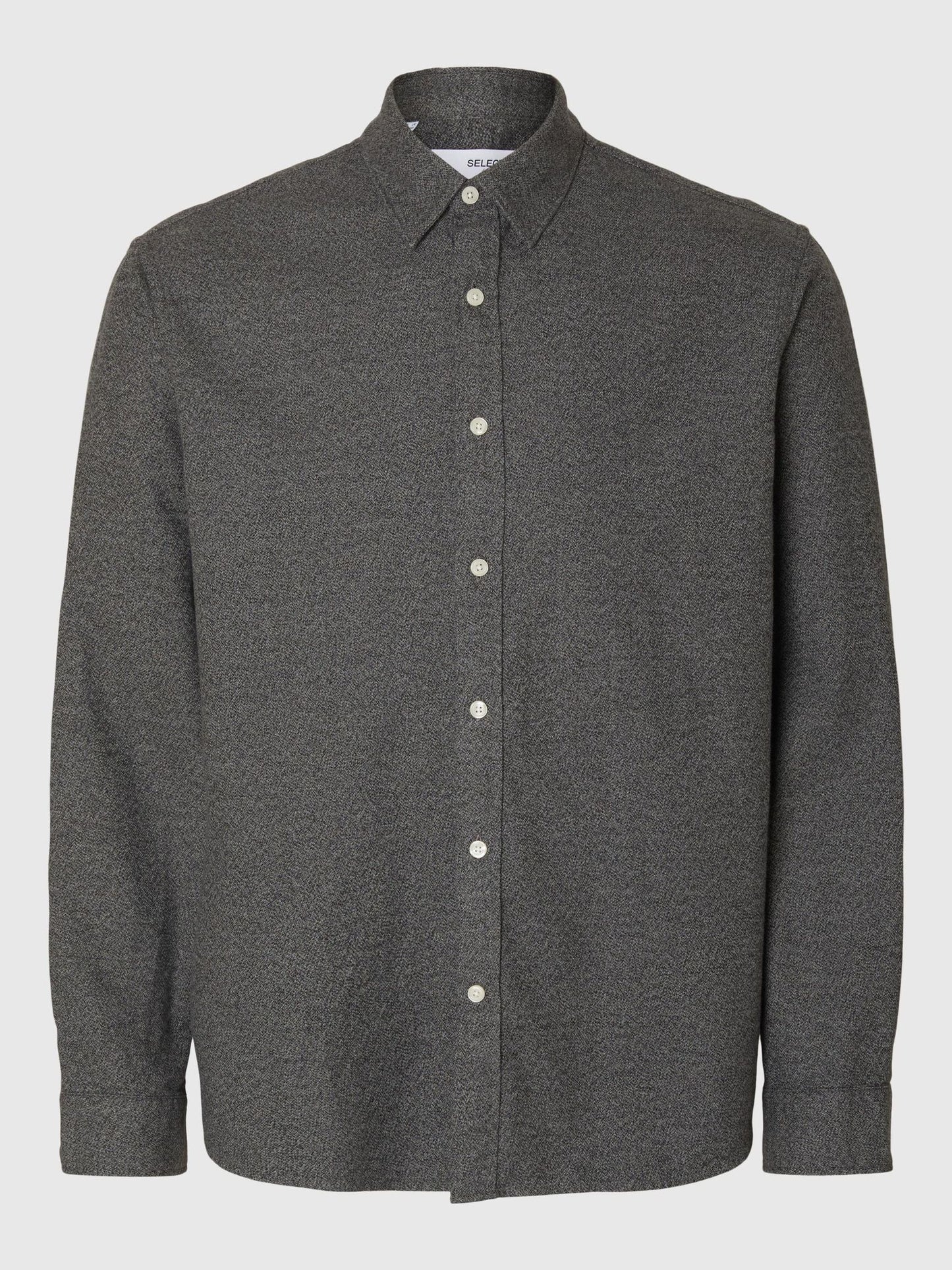 SELECTED HOMME Grey Flannel Shirt