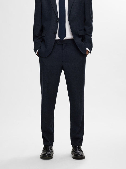 SELECTED HOMME Wool Suit Trouser 444 NAVY