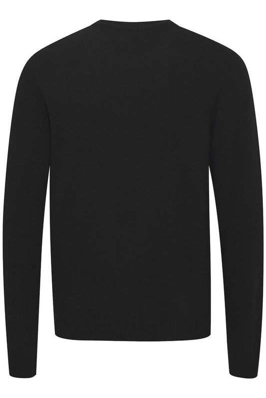 CASUAL FRIDAY Black Wool Jumper