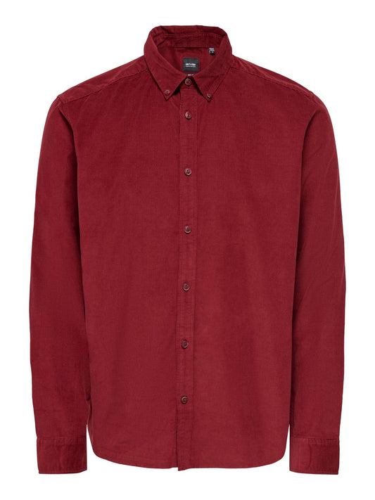 ONLY & SONS Shirt Red