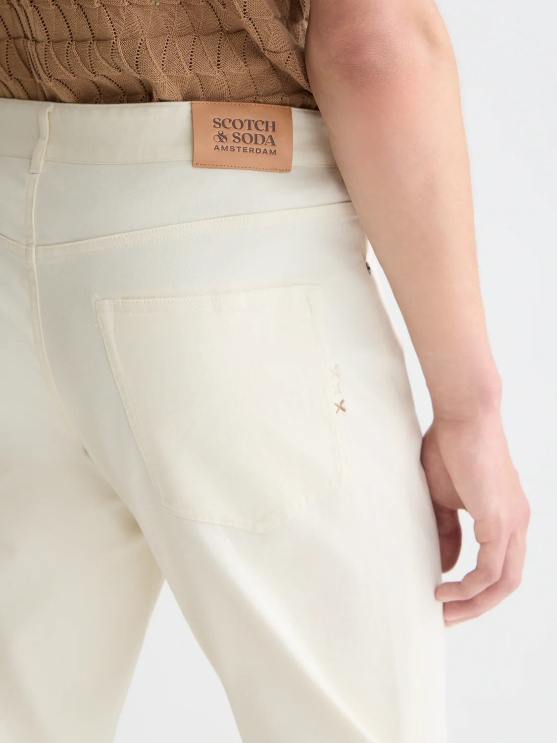 Scotch & Soda Beige Twill Chino