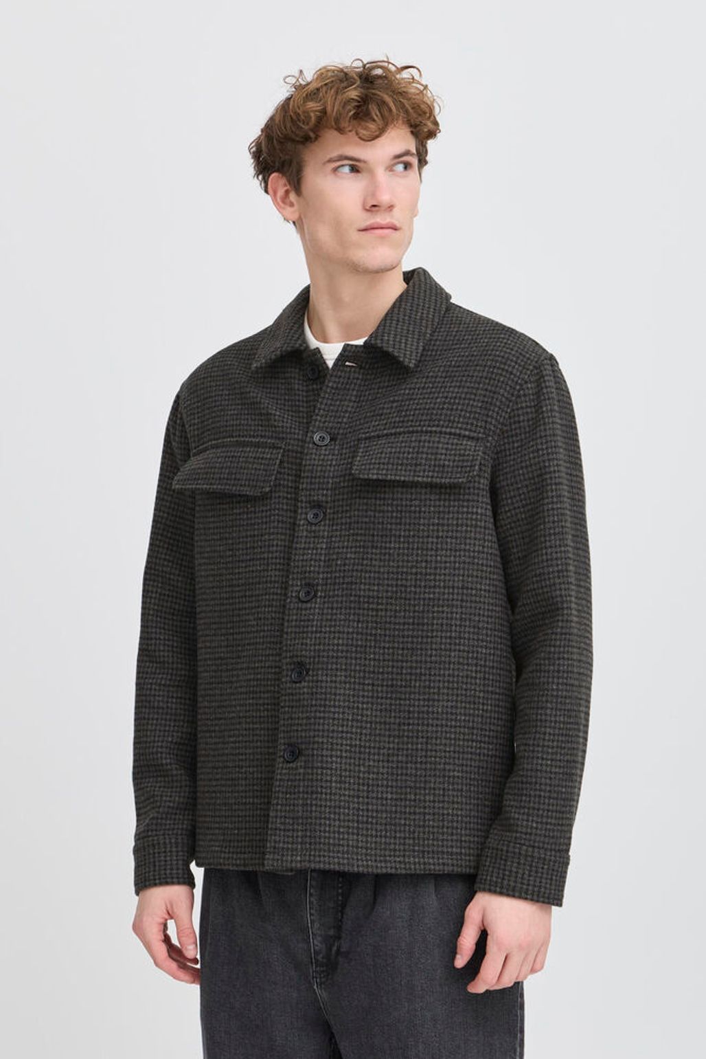 CASUAL FRIDAY Wool Mix Overshirt