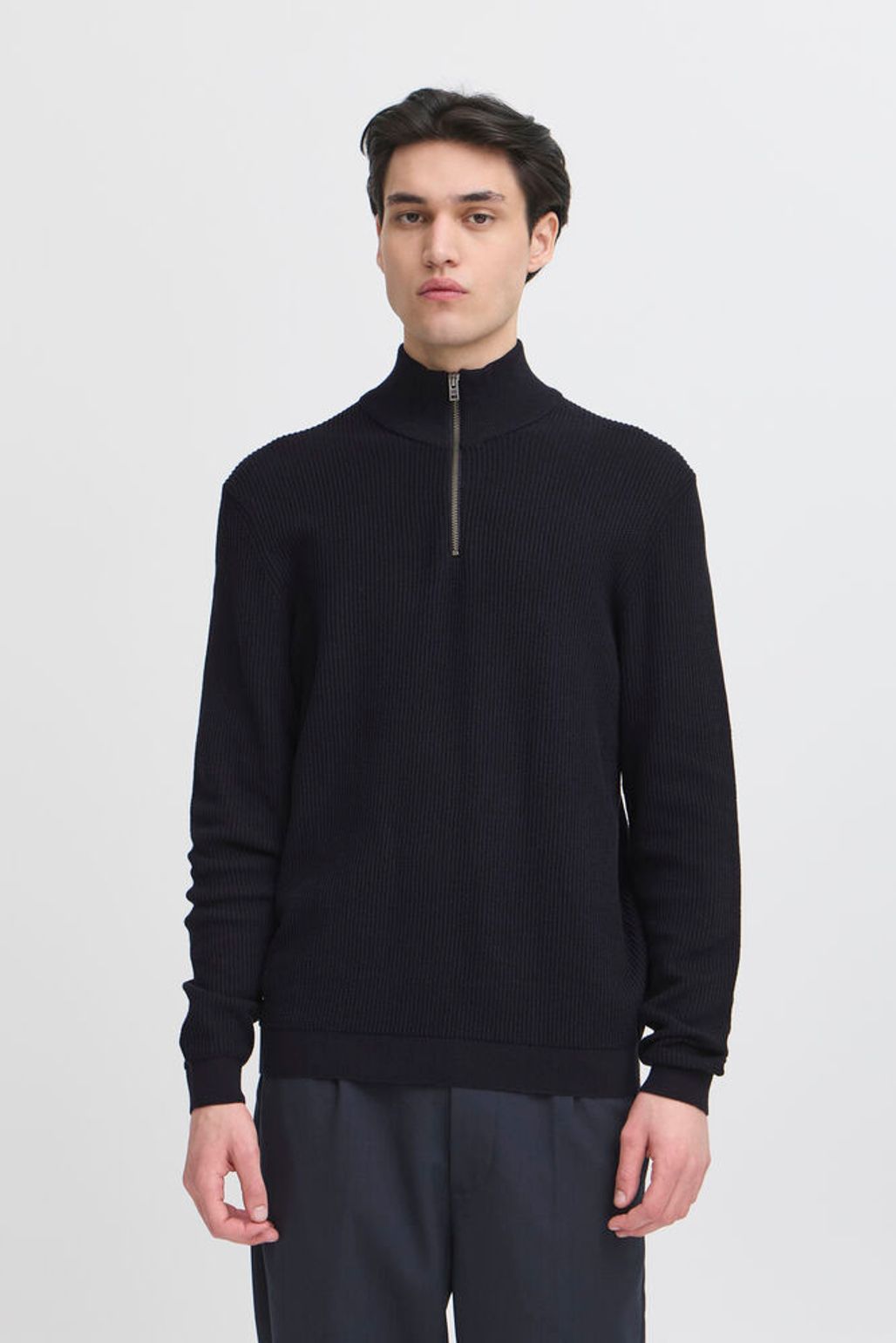 CASUAL FRIDAY Navy 1/4 Zip