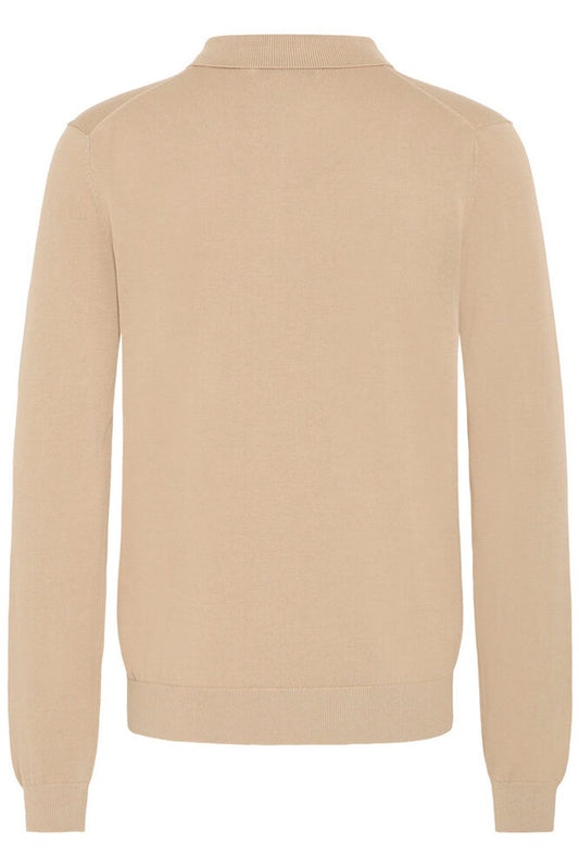 CASUAL FRIDAY Beige Long Sleeve Polo
