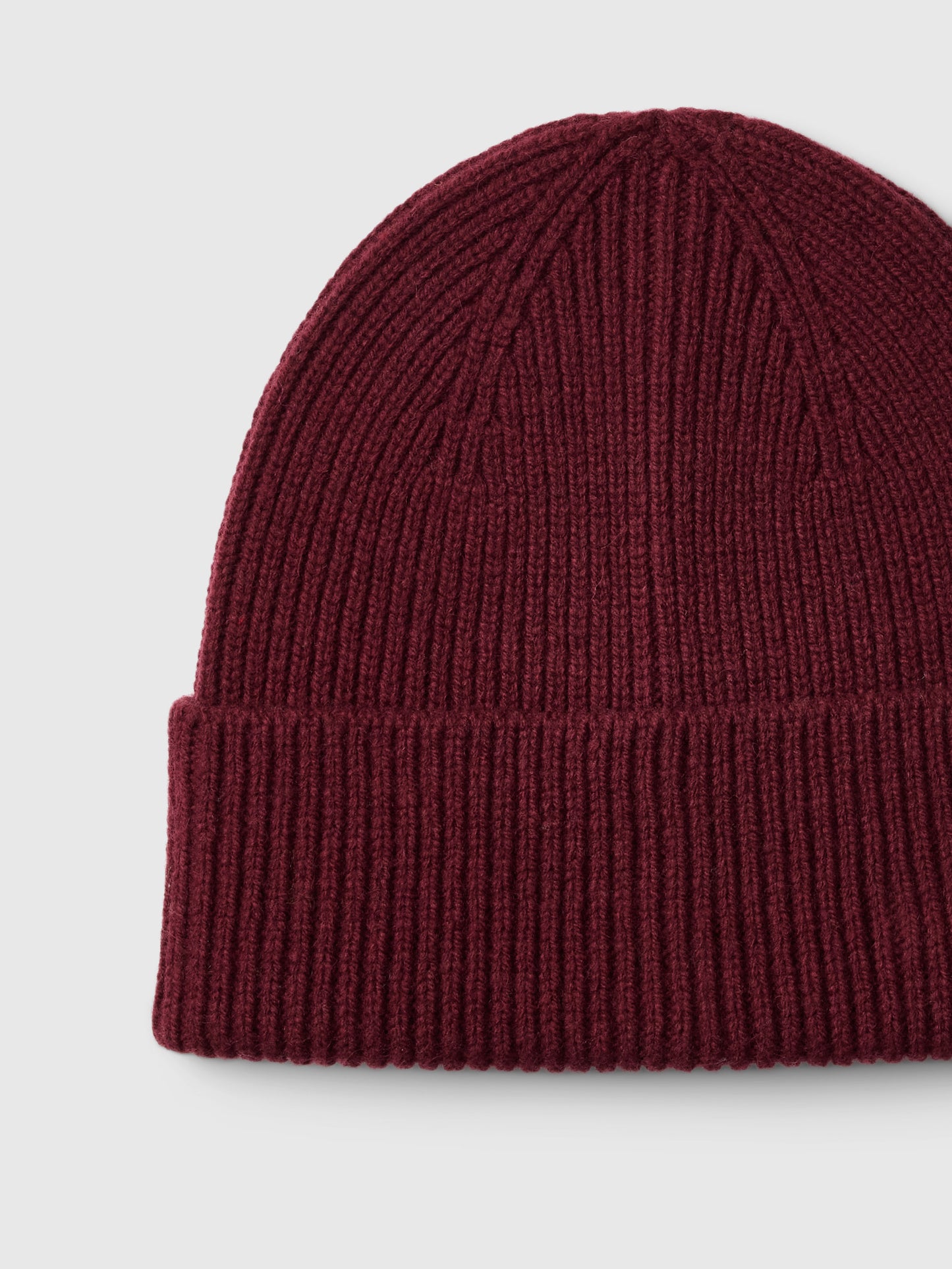 SELECTED 100% Merino Wool Tawny Port Beanie