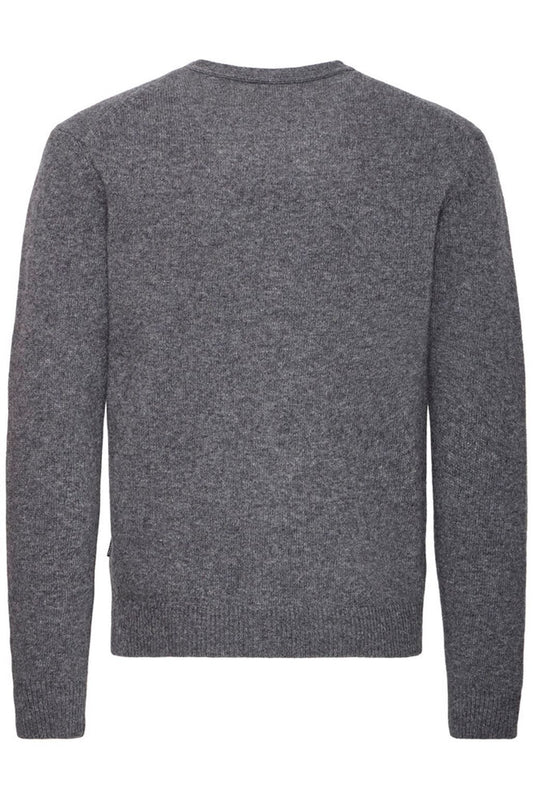 ITALIAN Lambswool Cardigan GREY