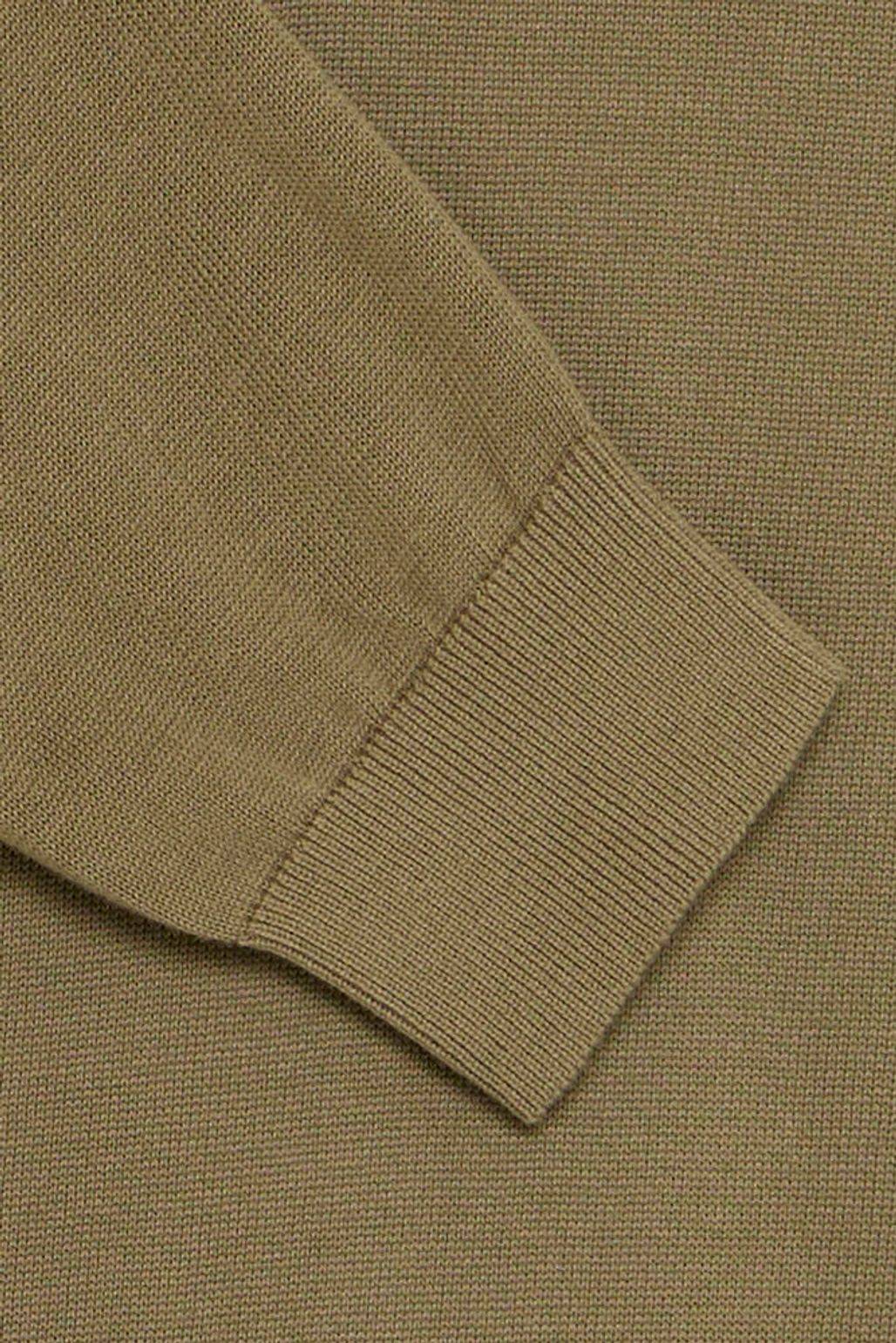 CASUAL FRIDAY Green Long Sleeve Polo