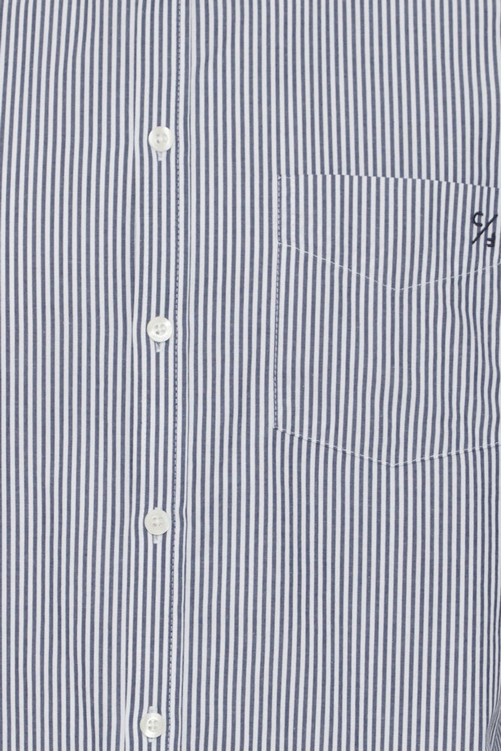 CASUAL FRIDAY Blue White Stripe Anton Shirt
