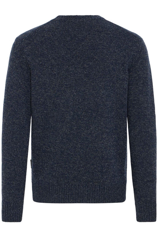 CASUAL FRIDAY Soft Mélange Knit NAVY