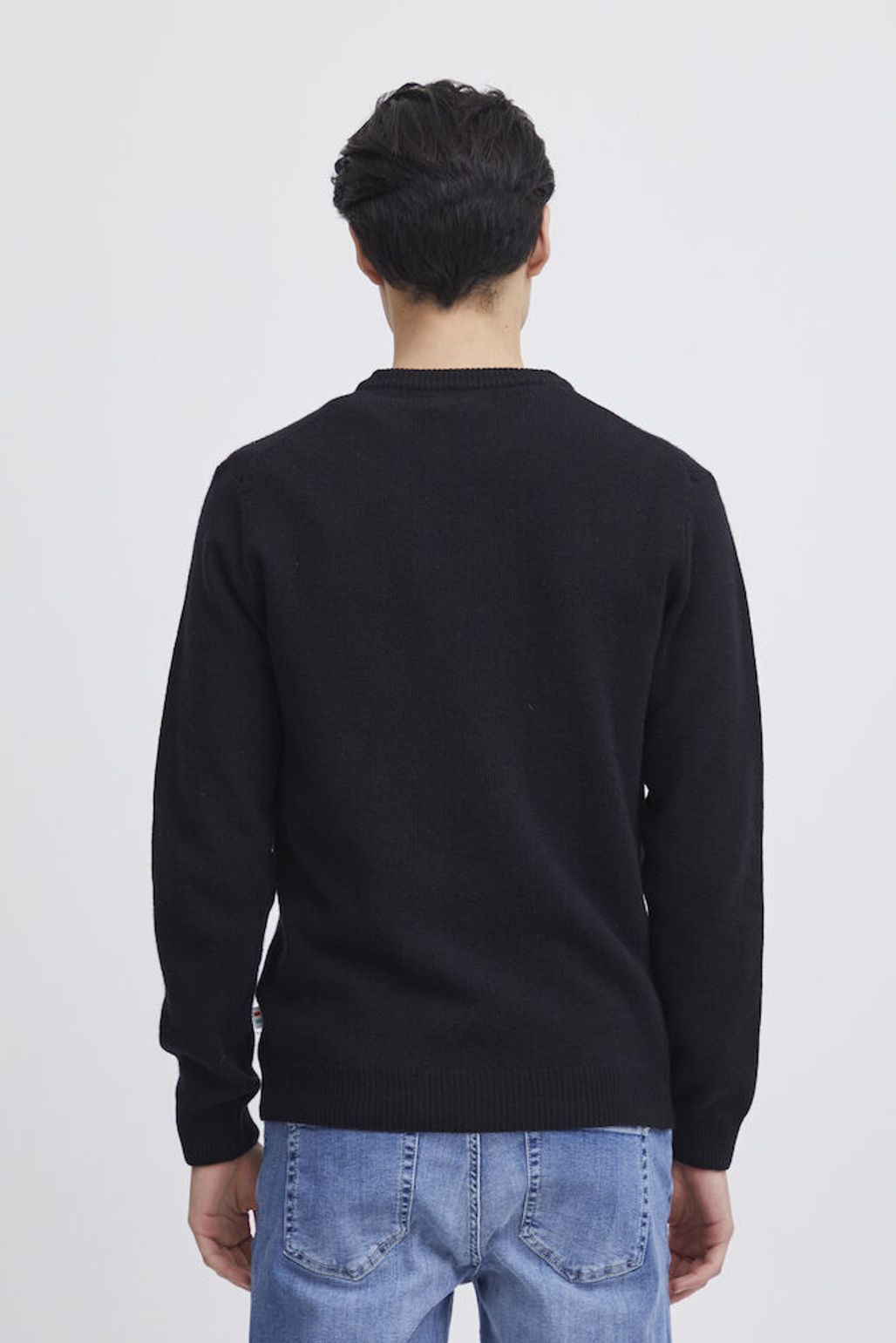 CASUAL FRIDAY Black Wool Mix Jumper
