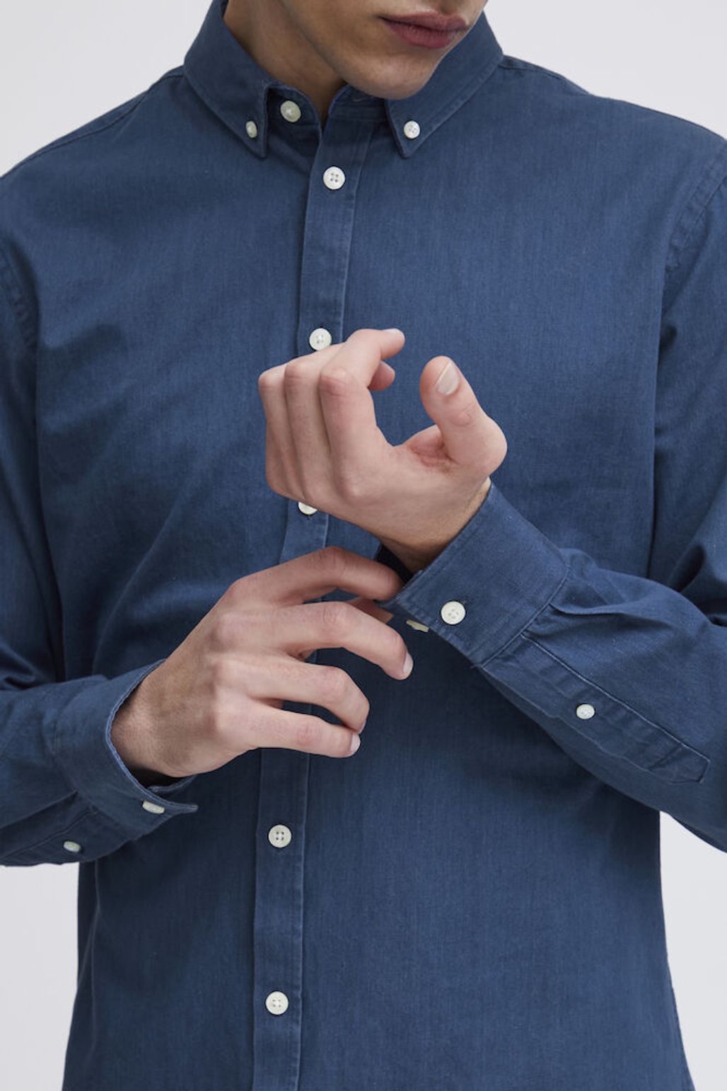 Denim Shirt Dark Blue