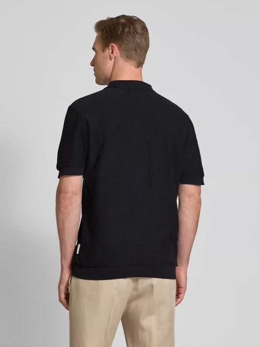 Relax Fit Polo Shirt - Black
