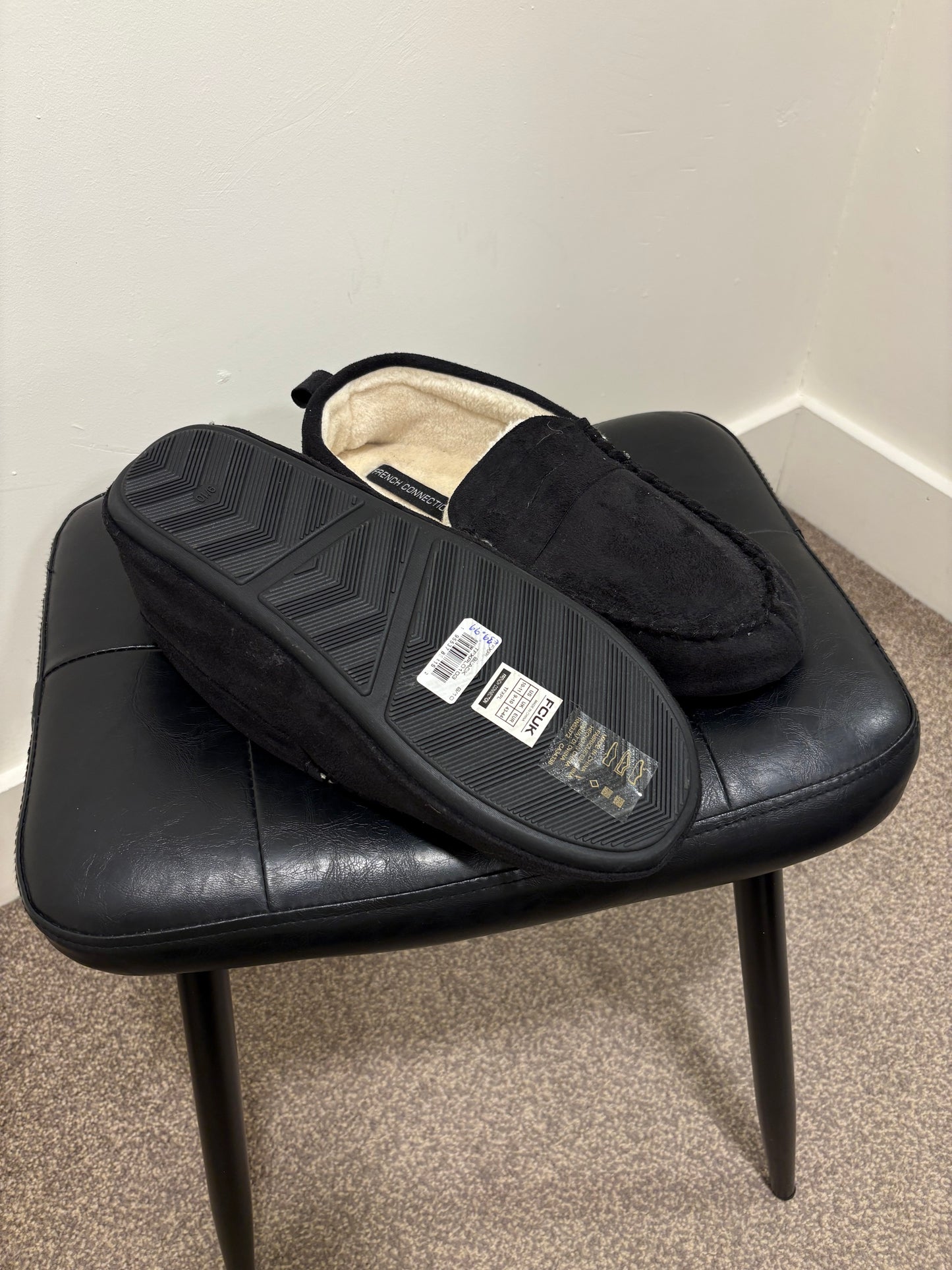 FRENCH CONNECTION Slippers BLACK