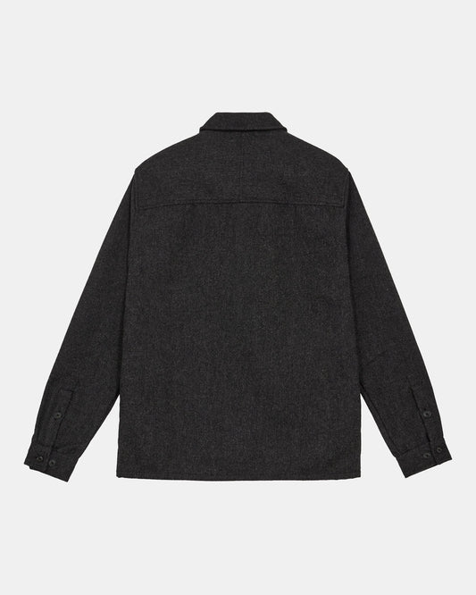 ANERKJENDT Grey Wool Overshirt