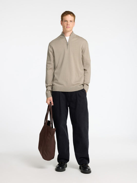 SELECTED HOMME Merino Half Zip