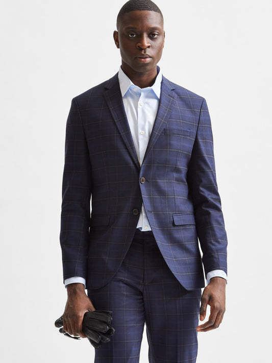 SELECTED HOMME Blazer Navy Check
