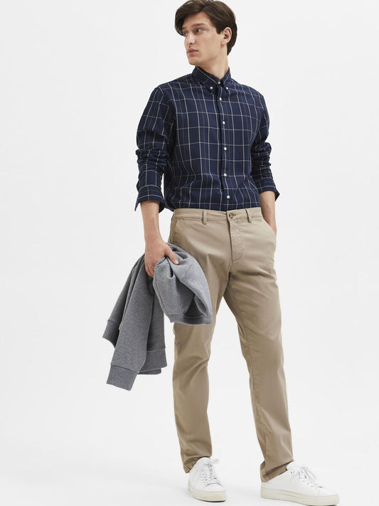 SELECTED HOMME Greige Chino