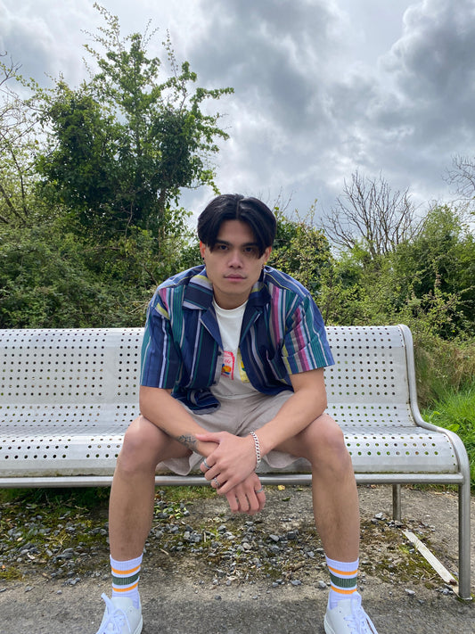 SCOTCH AND SODA Short Sleeve Shirt Stripe