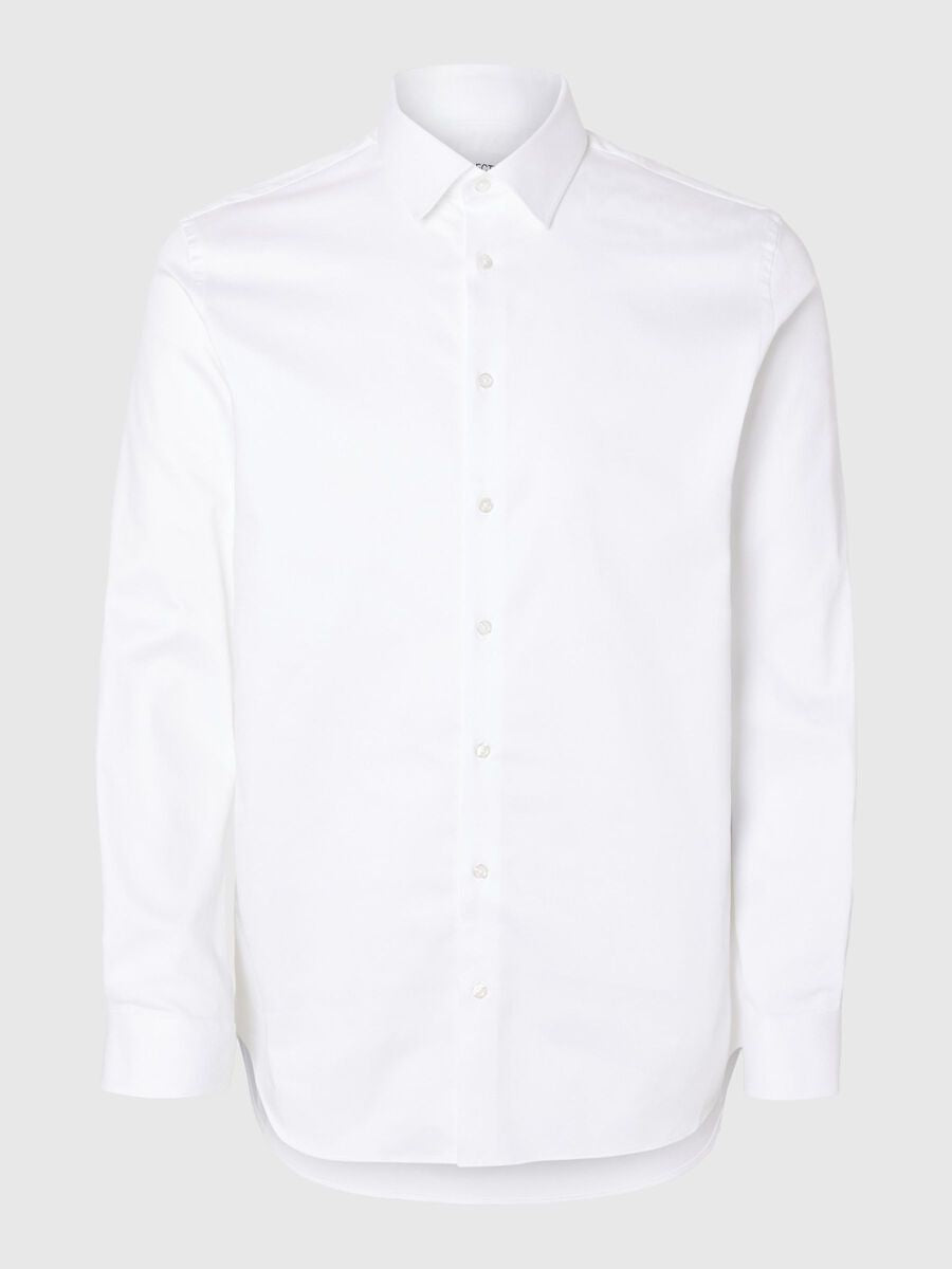 SELECTED HOMME Performance Suit Shirt WHITE