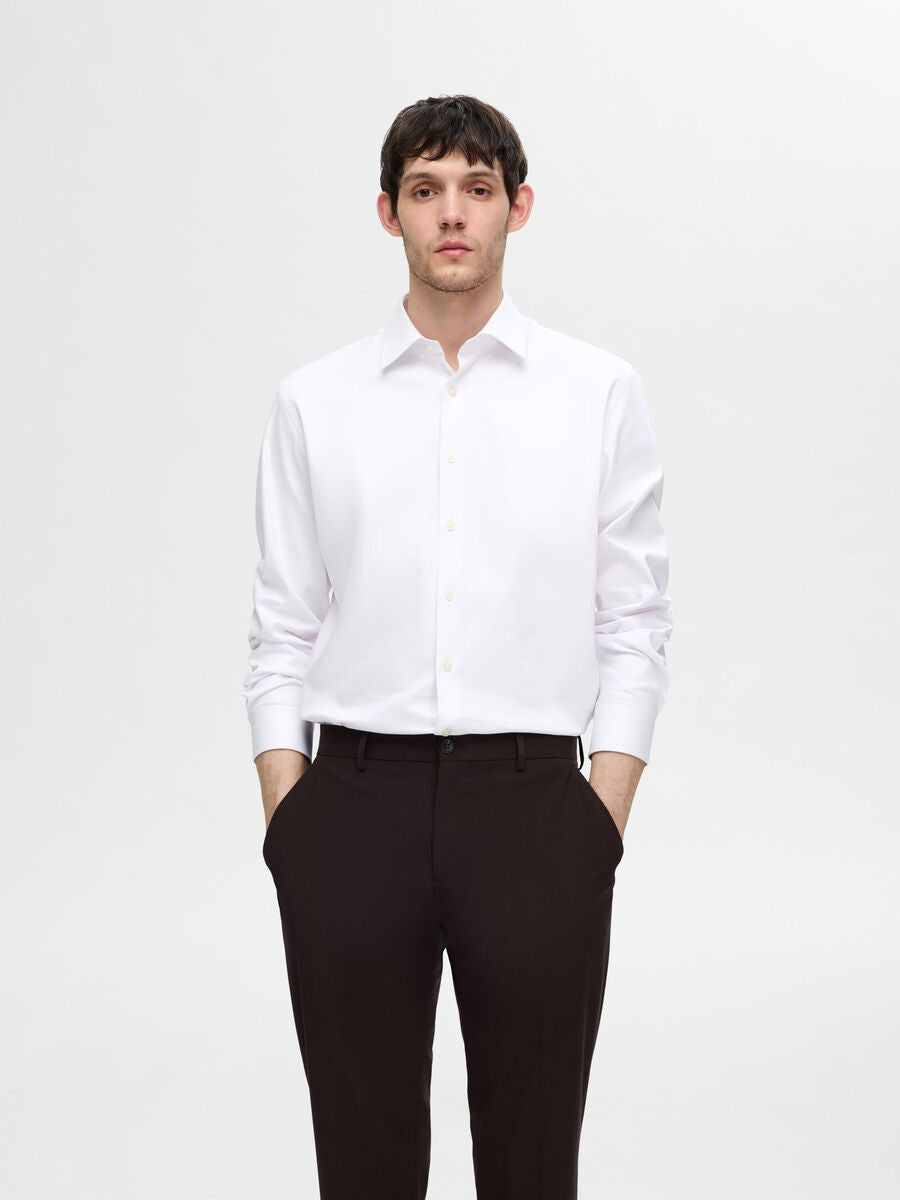 SELECTED HOMME Performance Suit Shirt WHITE