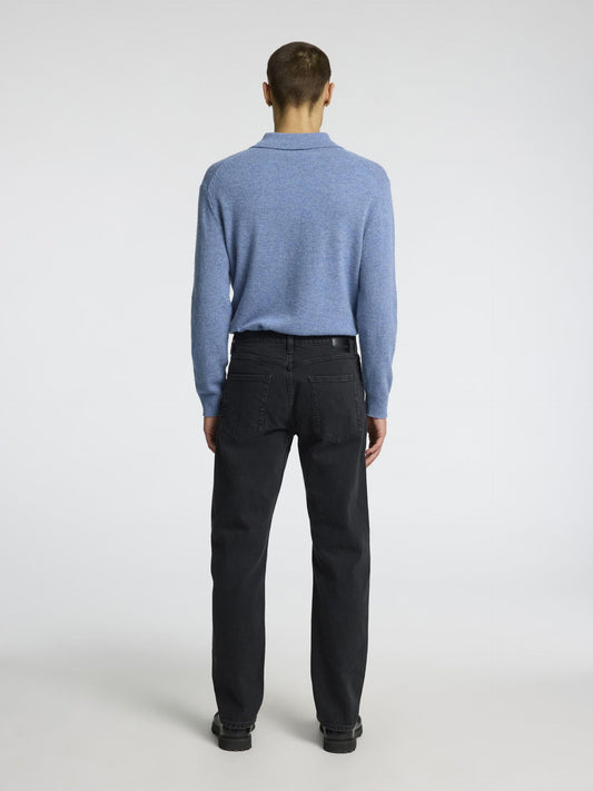 SELECTED HOMME Regular Fit Black Jeans