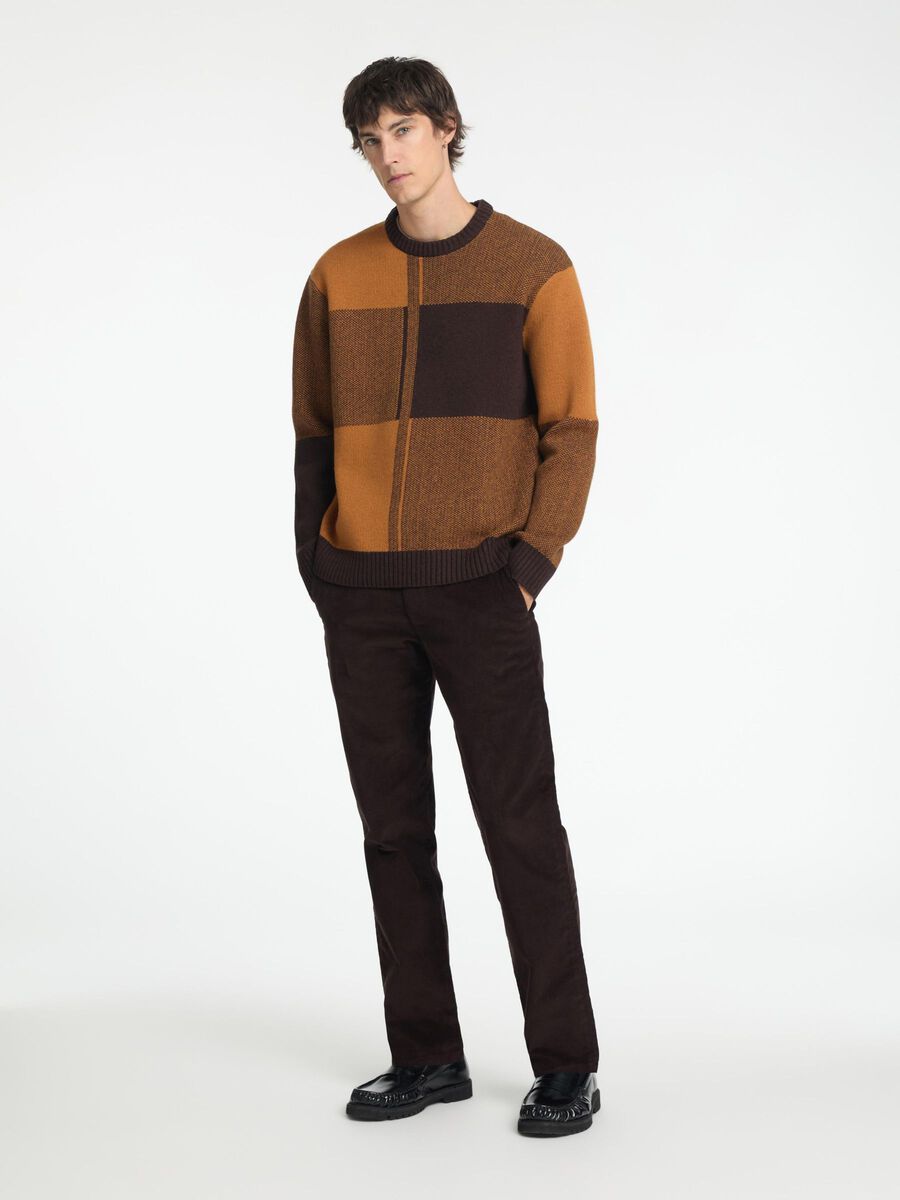 SELECTED HOMME Cord Trouser BROWN