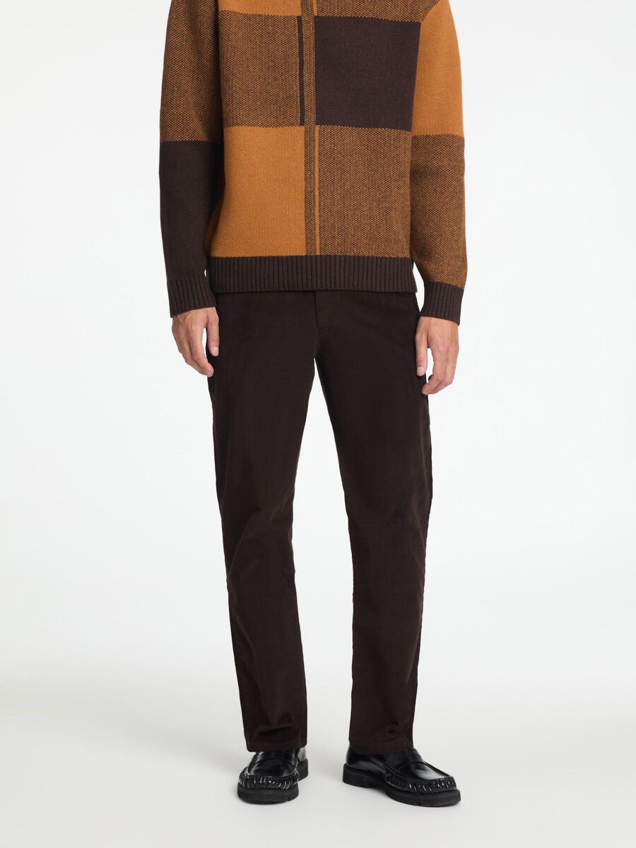 SELECTED HOMME Cord Trouser BROWN
