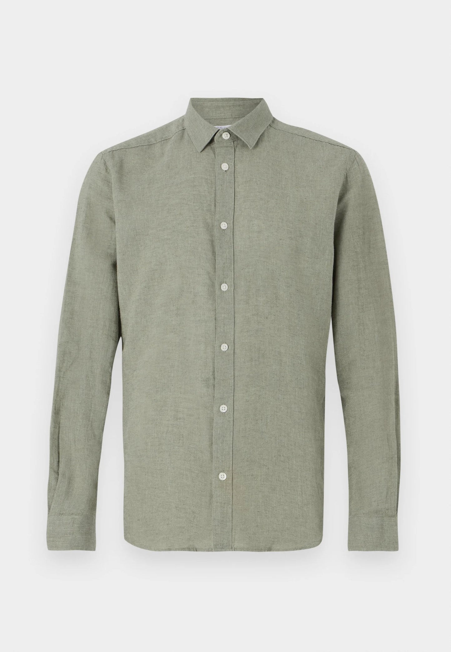 Only and Sons Linen Shirt Green