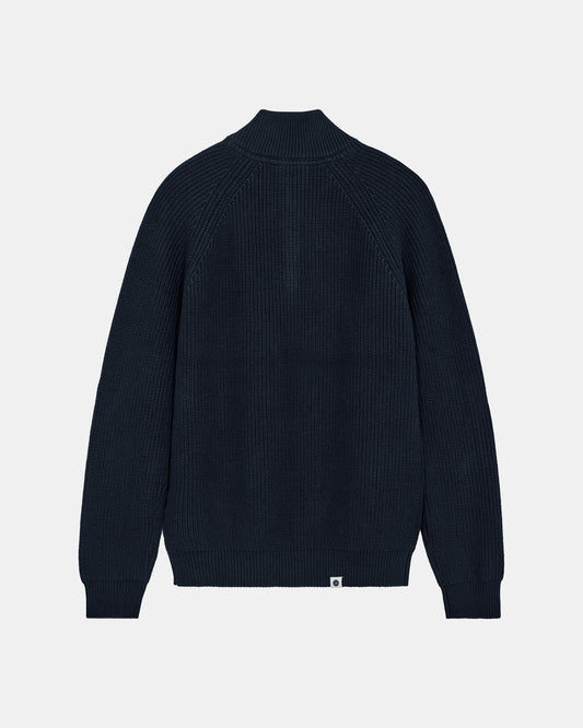 ANERKJENDT Navy 1/4 Zip Jumper