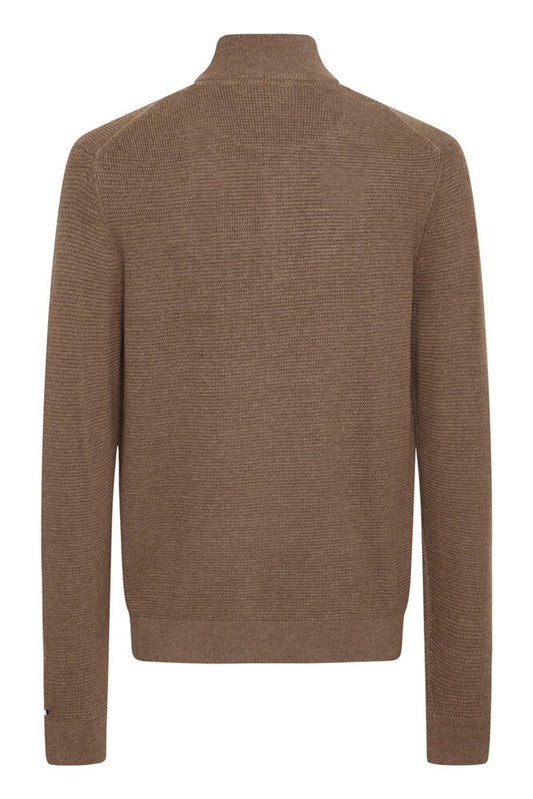 FQ1924 Half Zip BROWN