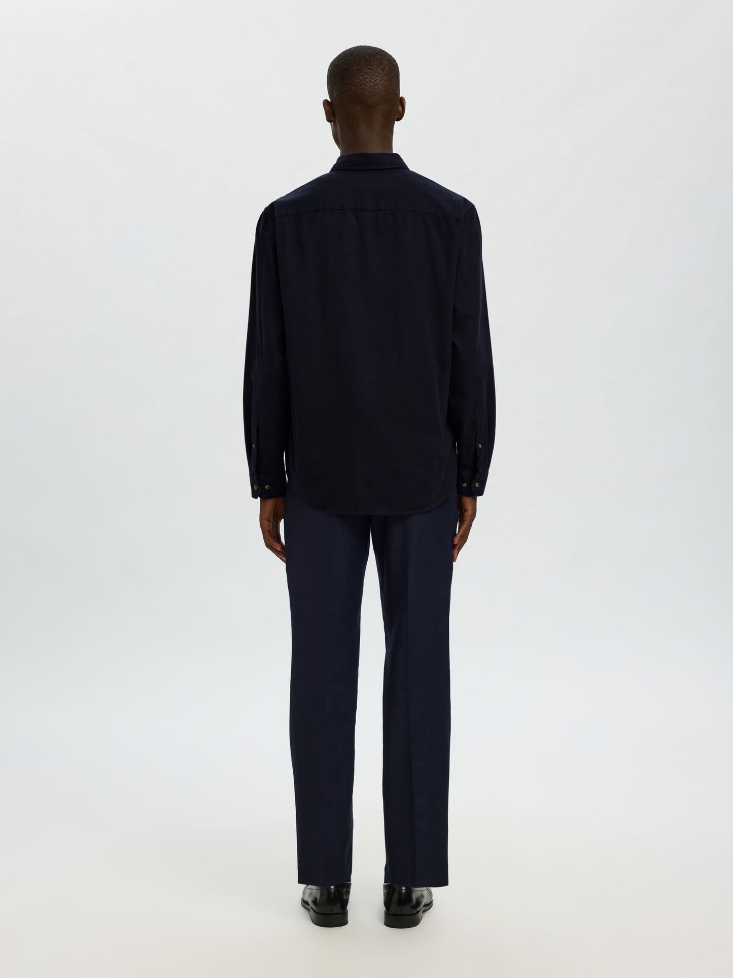 SELECTED HOMME Navy Button Down Shirt