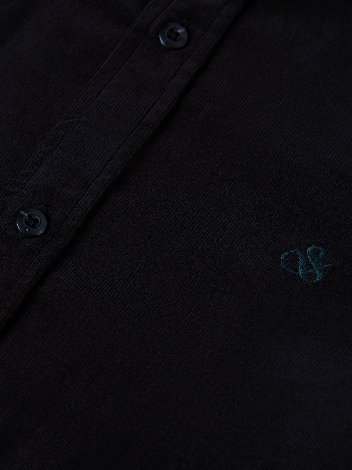 Scotch & Soda Black Fine Cord Shirt