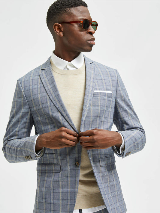SELECTED HOMME Blazer Grey Check