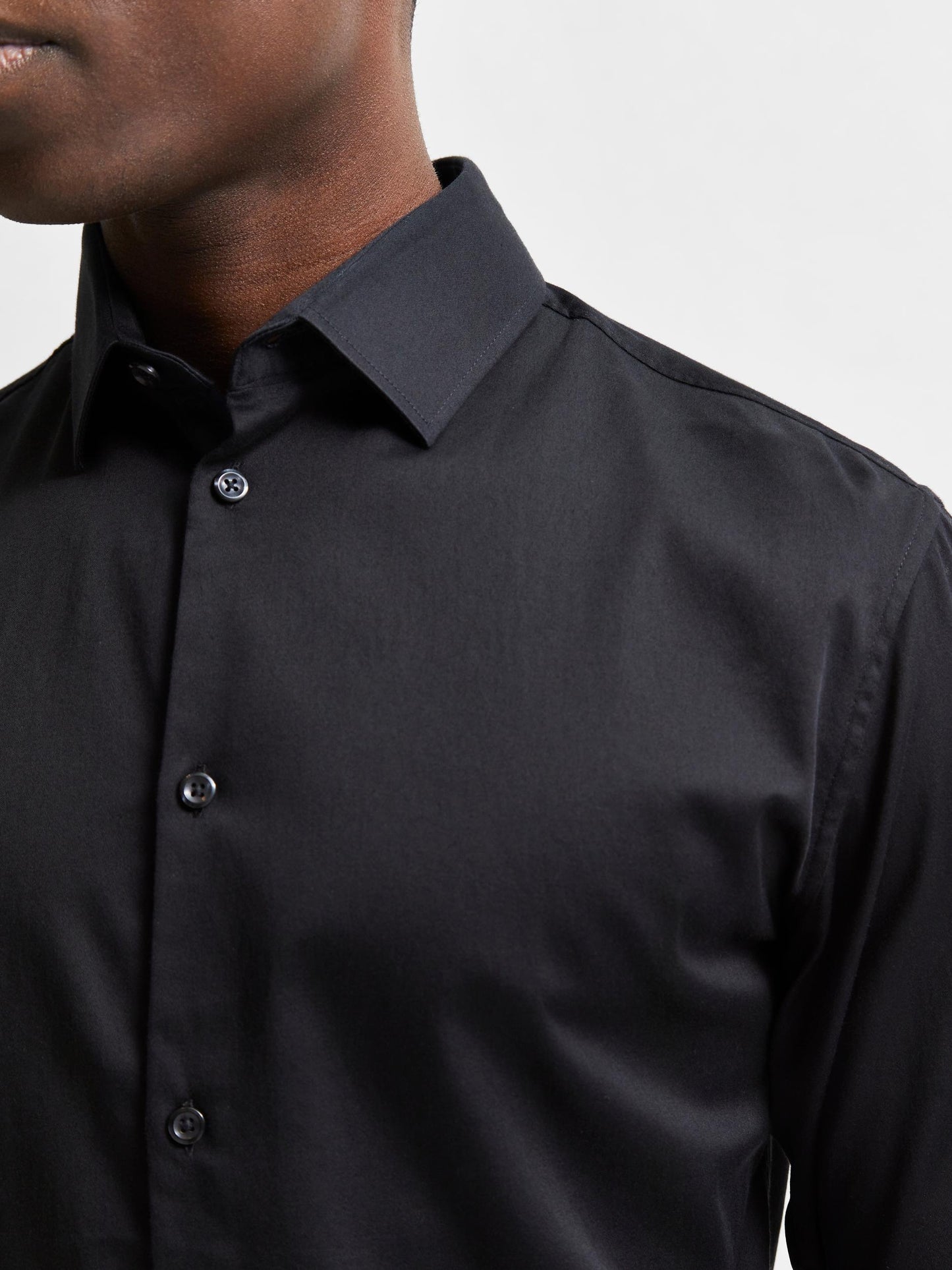 black long sleeve shirt