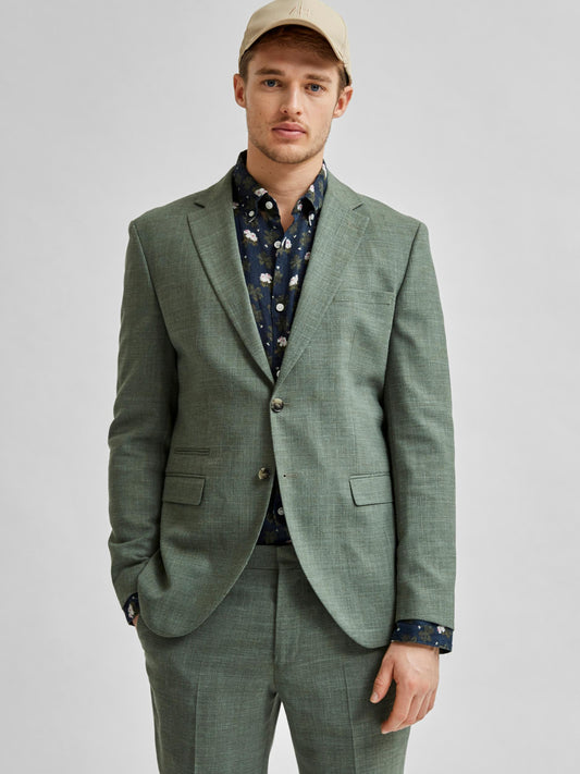 mens green blazer suit jacket