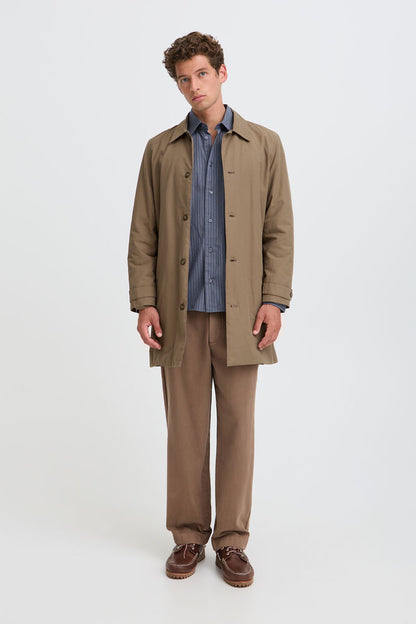 Men’s Car Coat Mac - Brown