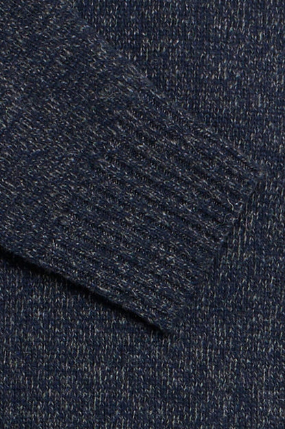 CASUAL FRIDAY Soft Mélange Knit NAVY